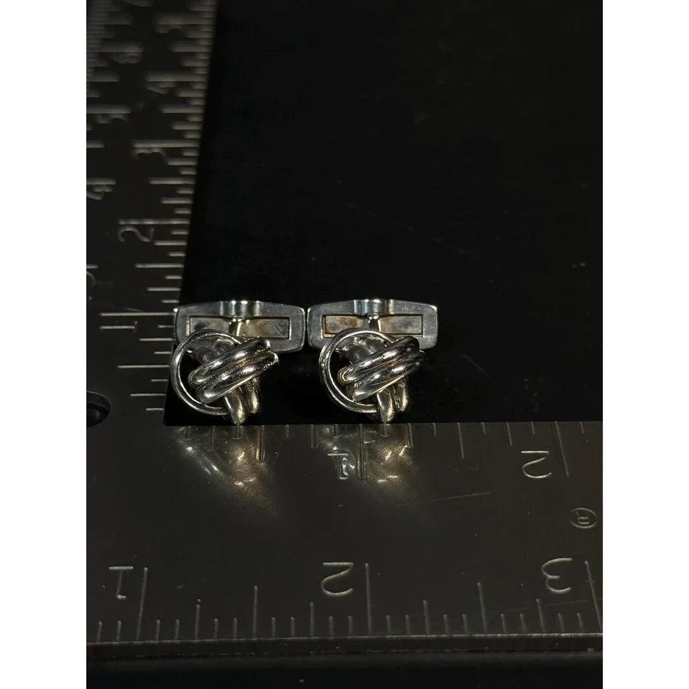 Charles Tyrwhitt Sterling Silver Knot Cuff Links